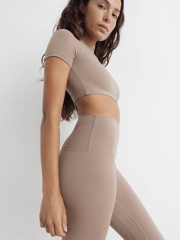 MyLibi Skinny Leggings in Bruin