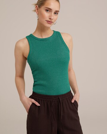 WE Fashion Топ в Зеленый
