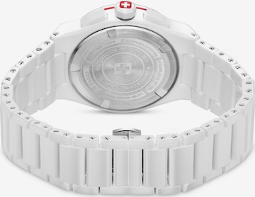 SWISS MILITARY HANOWA Analog Watch 'Sidewinder Ceramic' in White