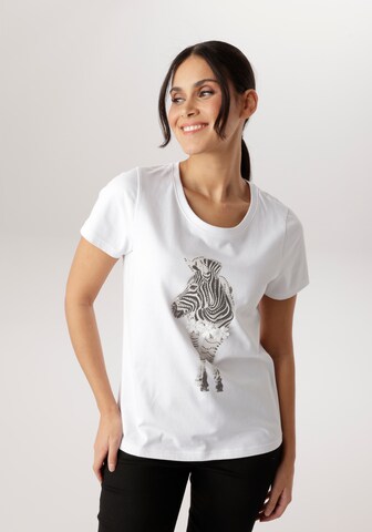 Aniston SELECTED Shirt in White: front