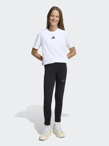 ADIDAS SPORTSWEAR Skinny Sportbyxa i svart: framsida