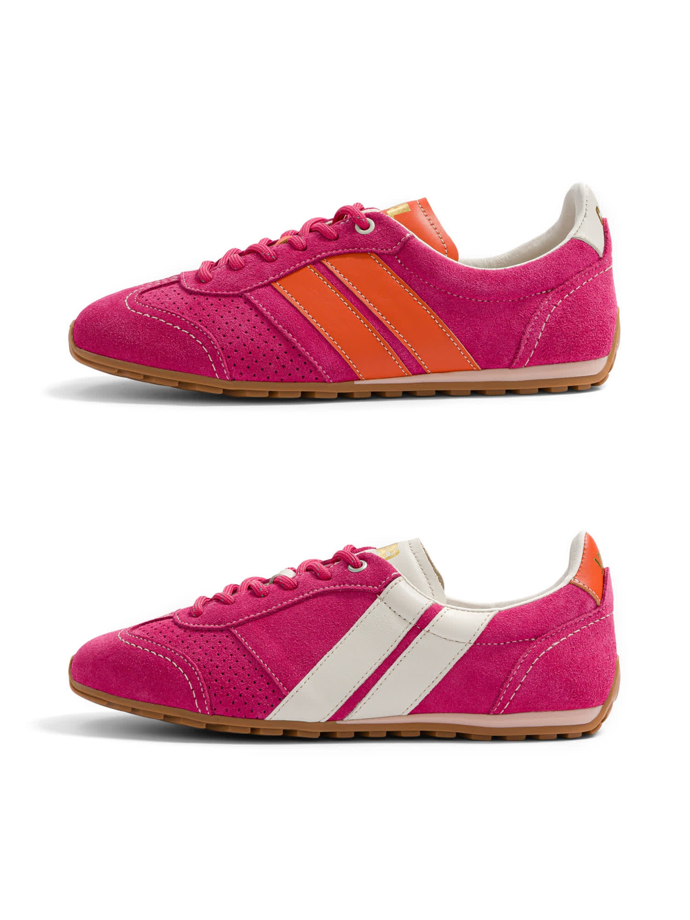 Caval - Sapatilhas slip-on ' BALLET ' em rosa: frente