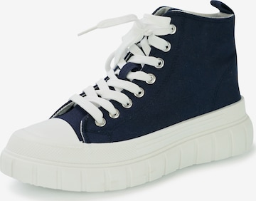 Findlay High-Top Sneakers 'CALIFORNIA' in Blue: front