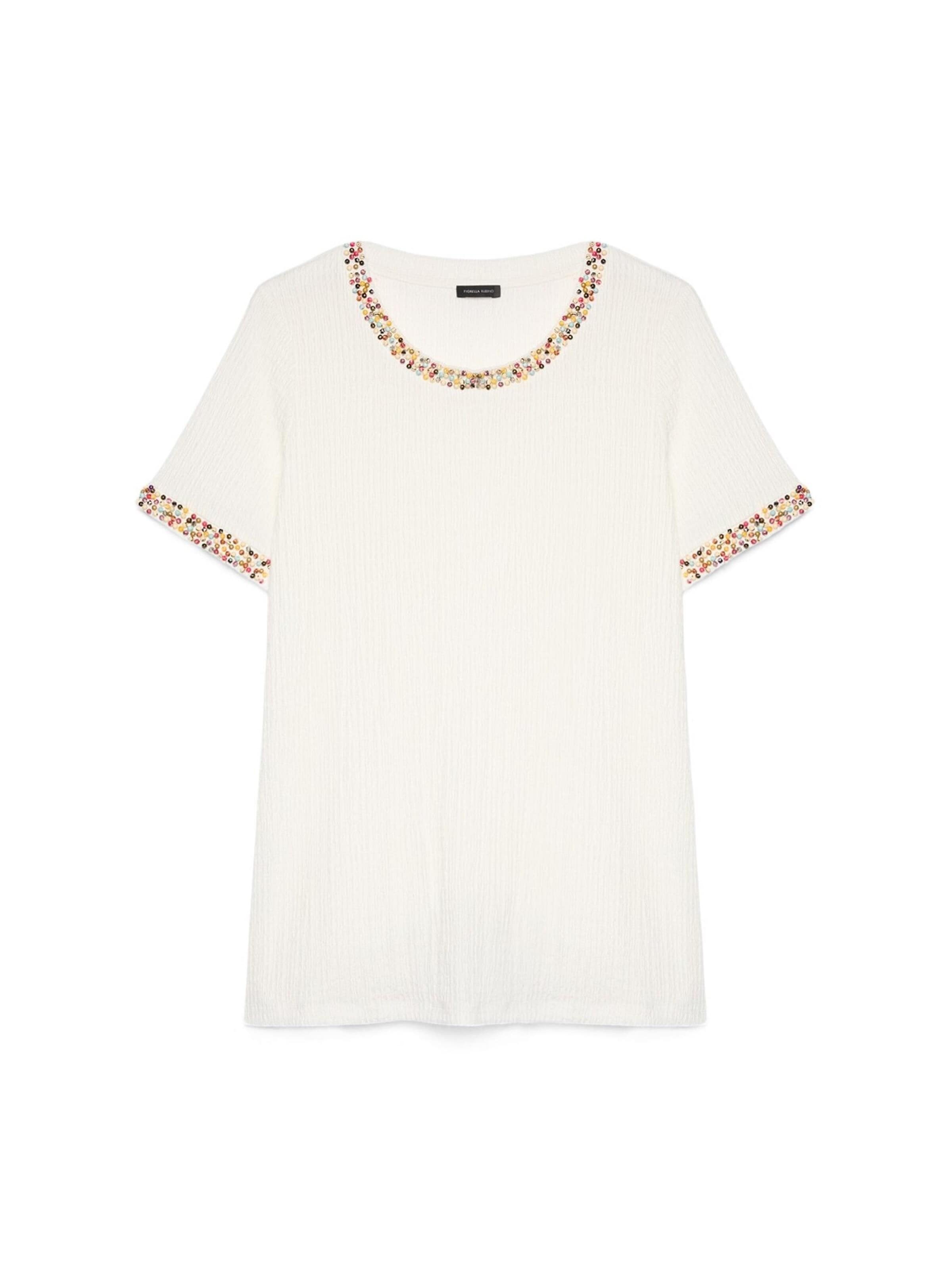Fiorella Rubino - Camiseta en blanco: frente