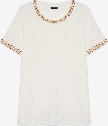 Fiorella Rubino - Camiseta en blanco: frente