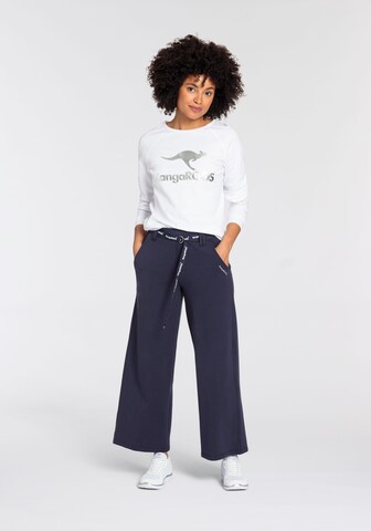 KangaROOS Wide leg Pants in Blue