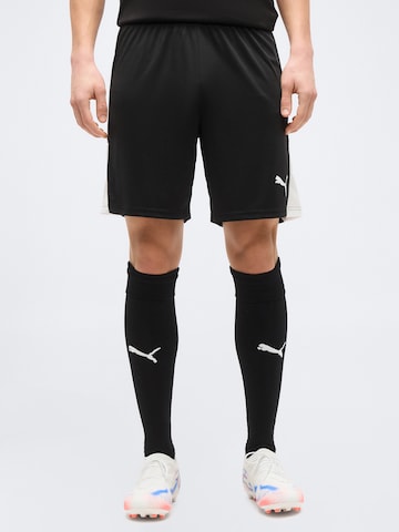 PUMA Regular Sportbroek 'TeamLIGA26' in Zwart: voorkant