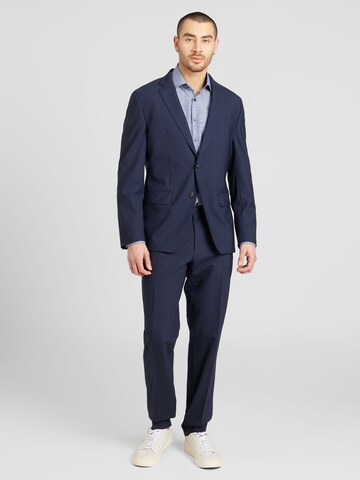 BOSS Regular Suit 'H-Huge' in Blue: front