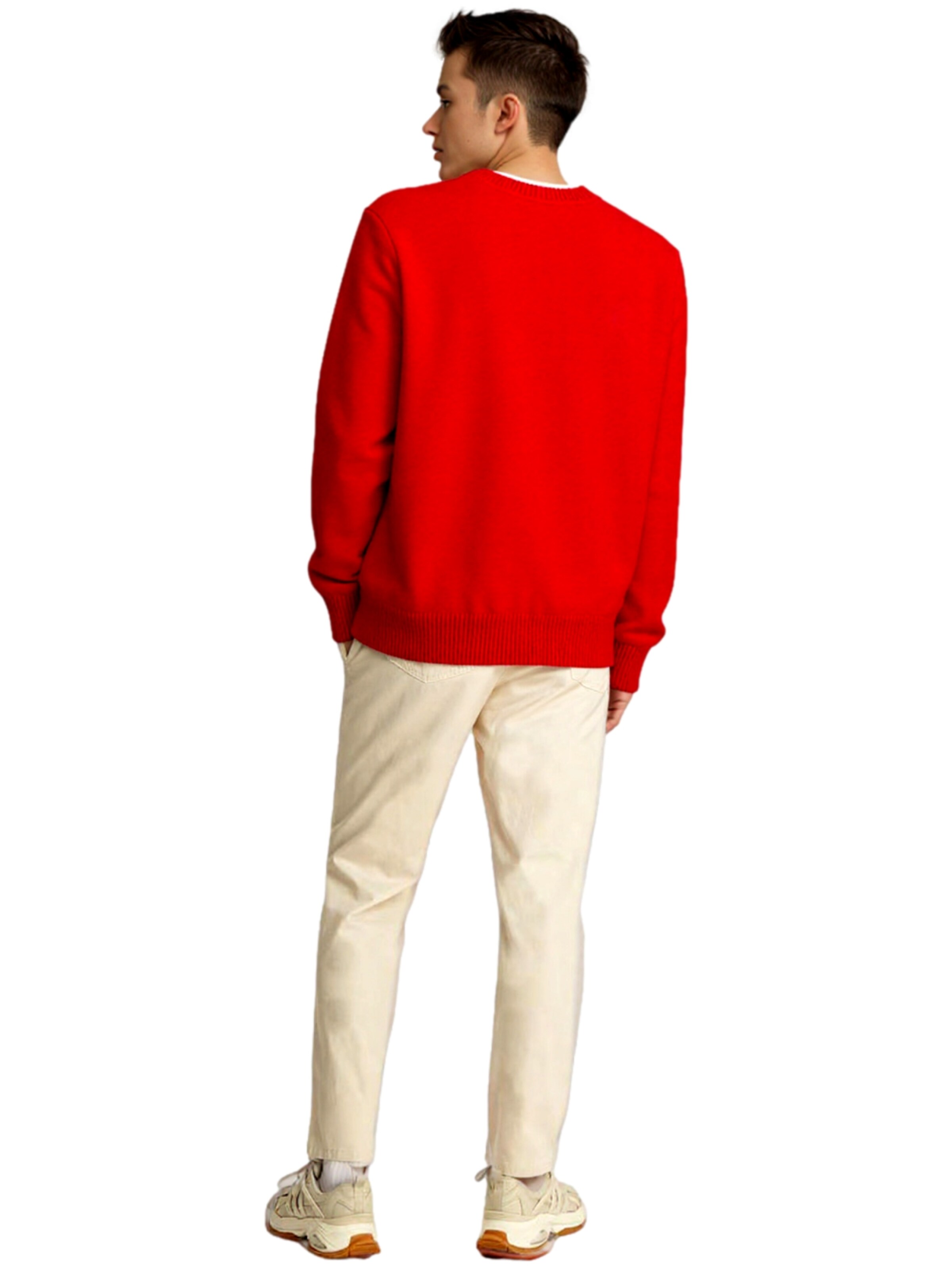 Pullover di LACOSTE in rosso