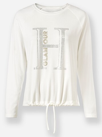 Maglietta di heine in beige: frontale