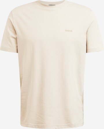 BOSS T-shirt i beige: framsida