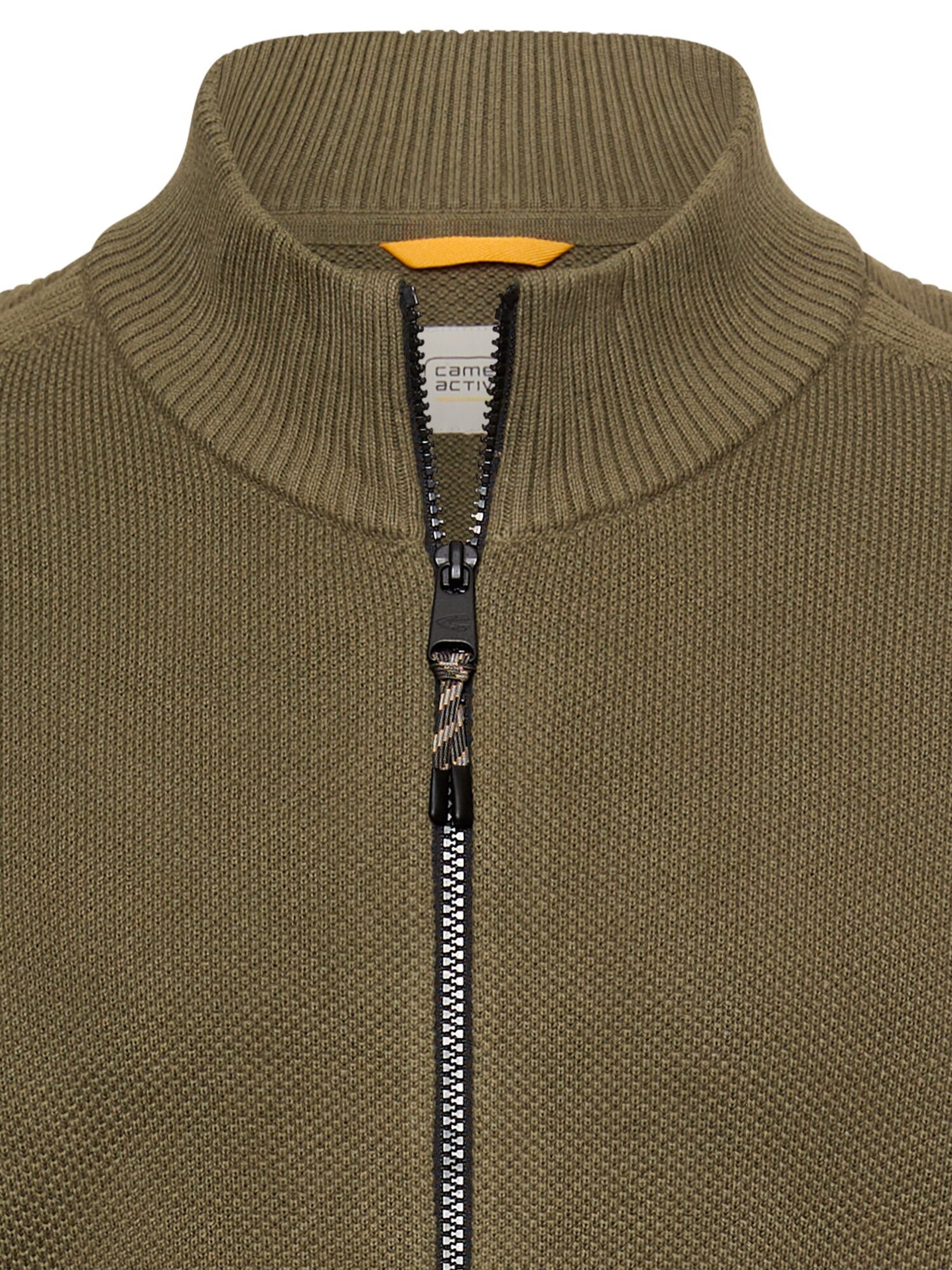 CAMEL ACTIVE Strickjacke in Grün