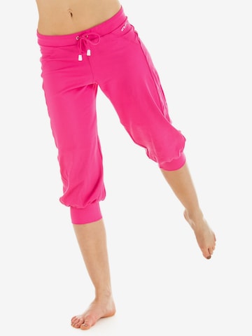 Winshape Tapered Urheiluhousut 'WBE5' värissä vaaleanpunainen: etupuoli