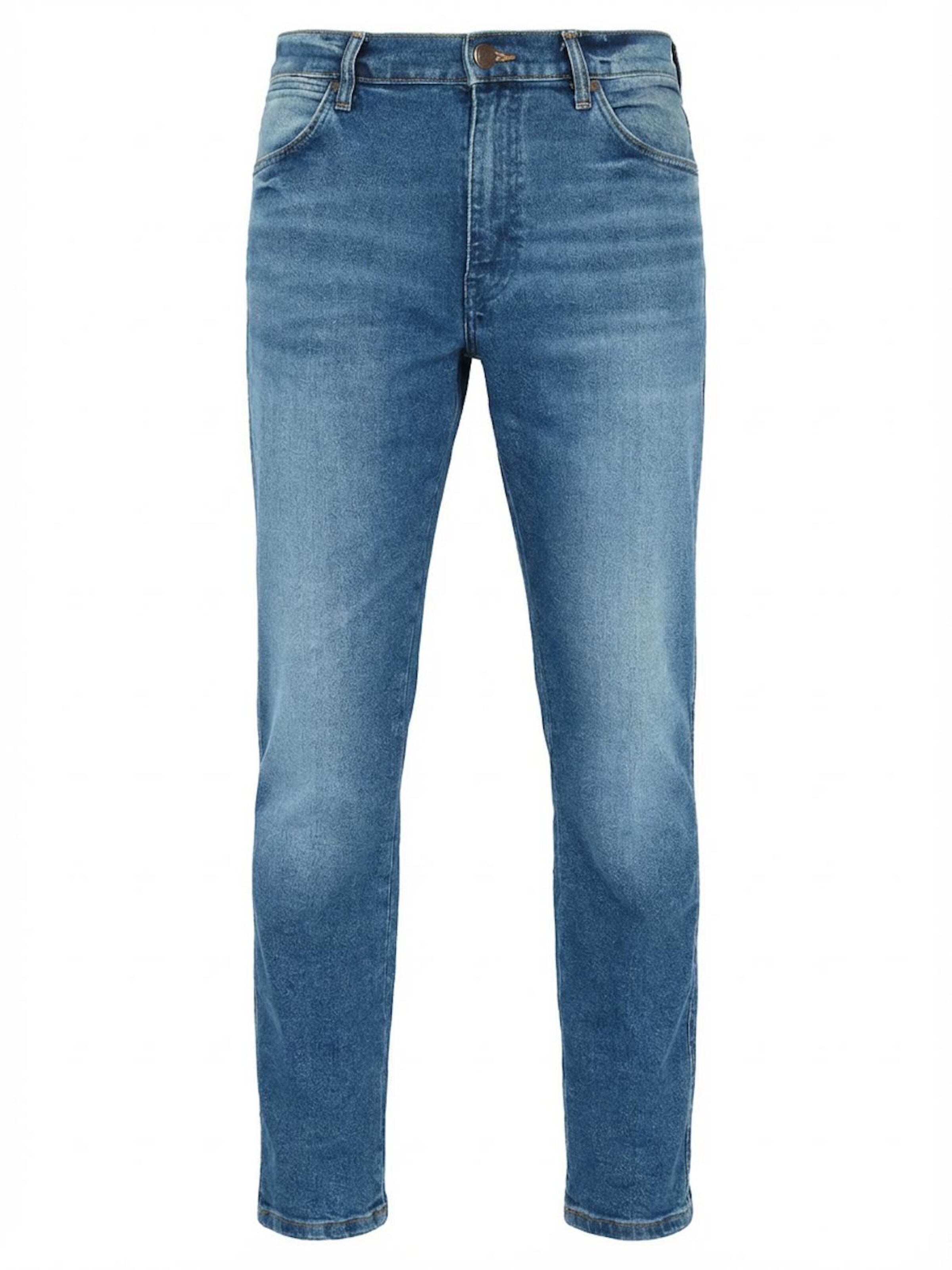 Effilé Jean 'RIVER' WRANGLER en bleu : devant