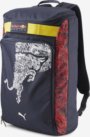 PUMA Rugzak 'Red Bull Racing' in de kleur Nachtblauw / Geel / Rood / Wit, Productweergave