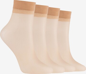 camano Fine Stockings in Beige: front