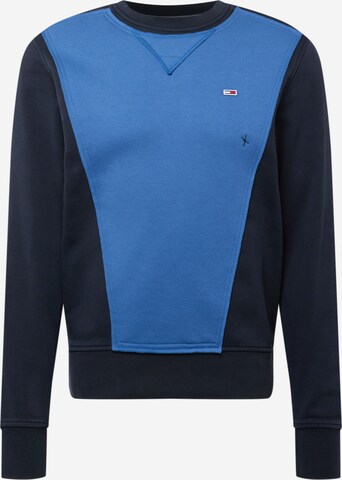 Tommy Jeans Sweatshirt in Blauw: voorkant