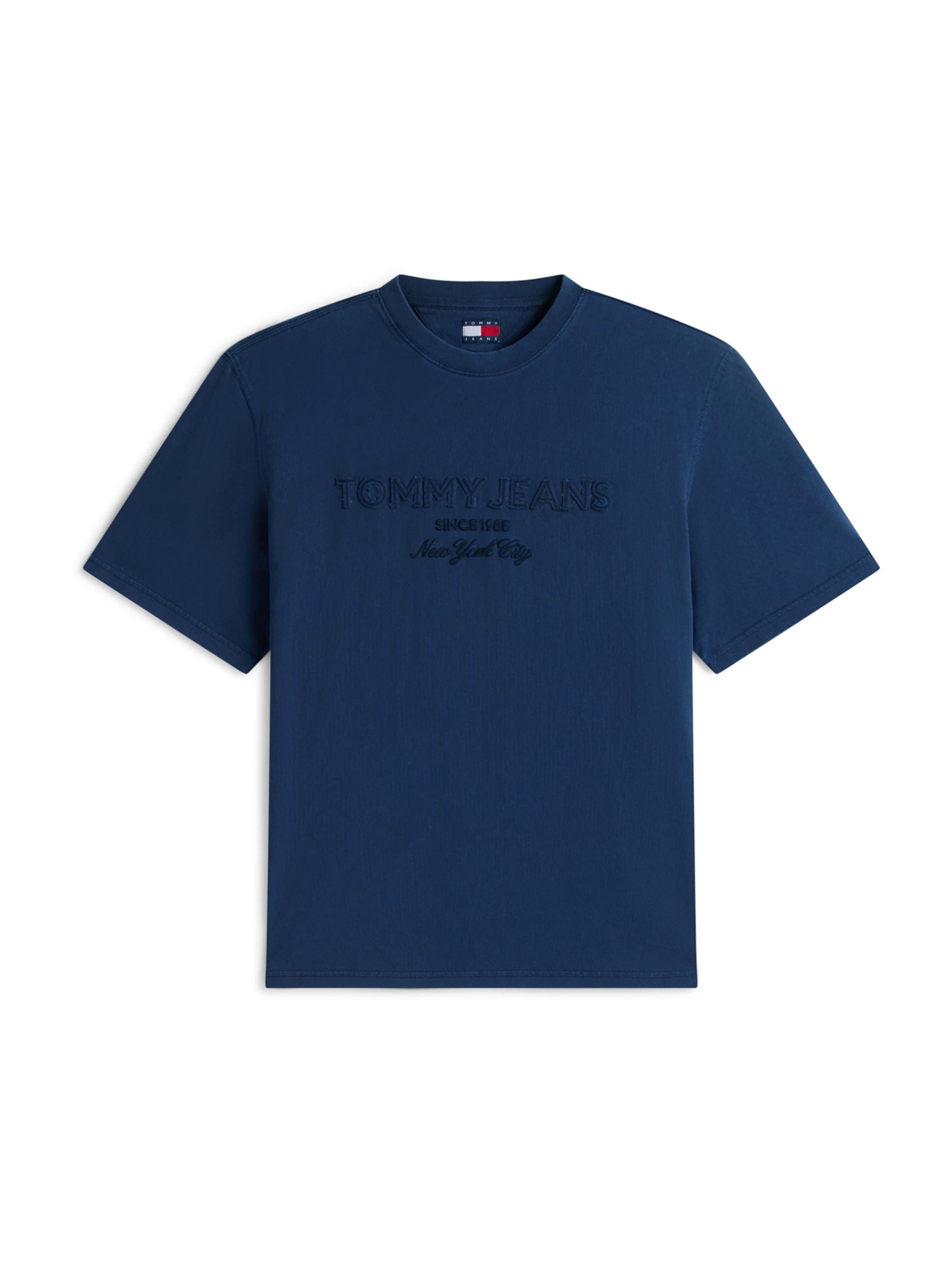 Tommy Jeans T-shirt '90S NEW CLASSICS' i blå: framsida
