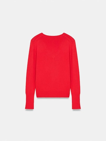 Dilvin Sweter 'Pullover' w kolorze czerwony