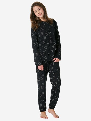 Pyjama 'Teens Nightwear' SCHIESSER en noir : devant