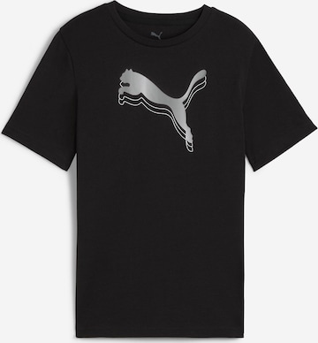 T-Shirt 'ESS' PUMA en noir : devant