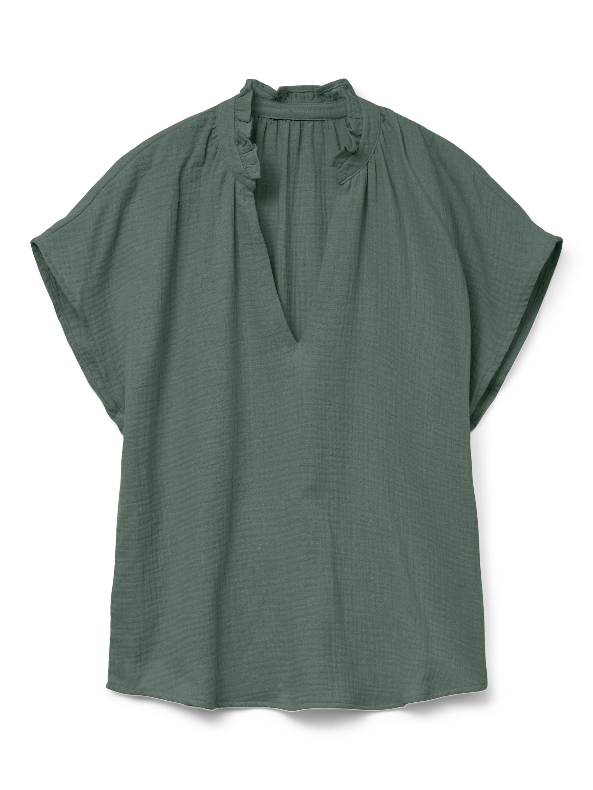 VERO MODA Halenka 'VMNATALI' – zelená: přední strana