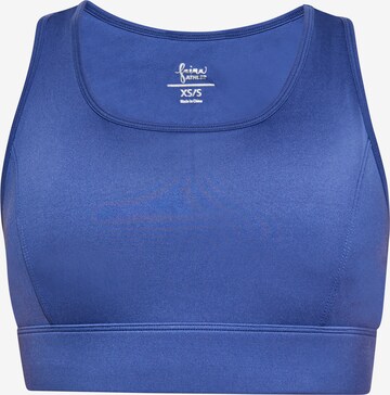 faina Athlsr Bralette Sports Bra in Blue: front