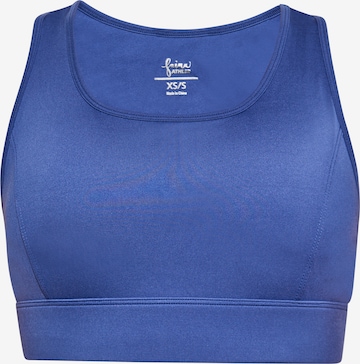 faina Athlsr Sports Bra in Blue: front
