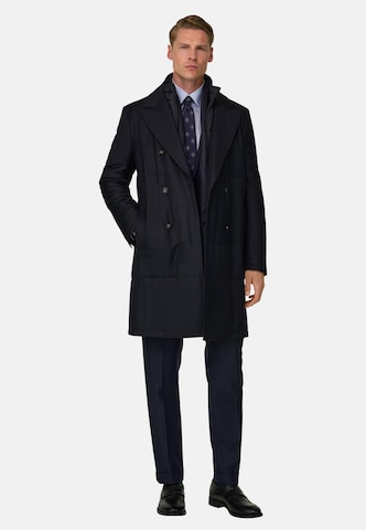 Boggi Milano Between-seasons coat in Blue