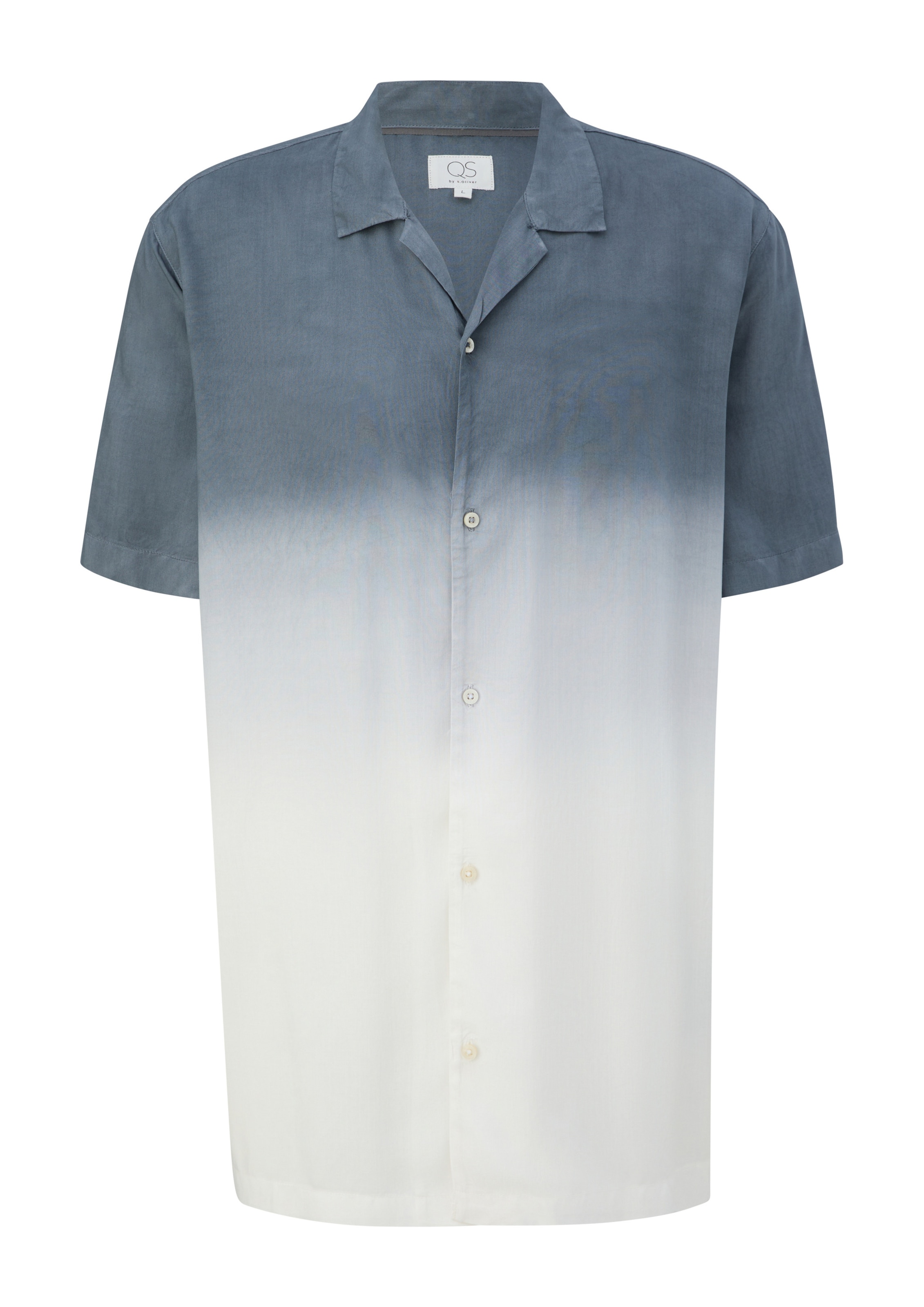 Coupe regular Chemise QS en gris : devant