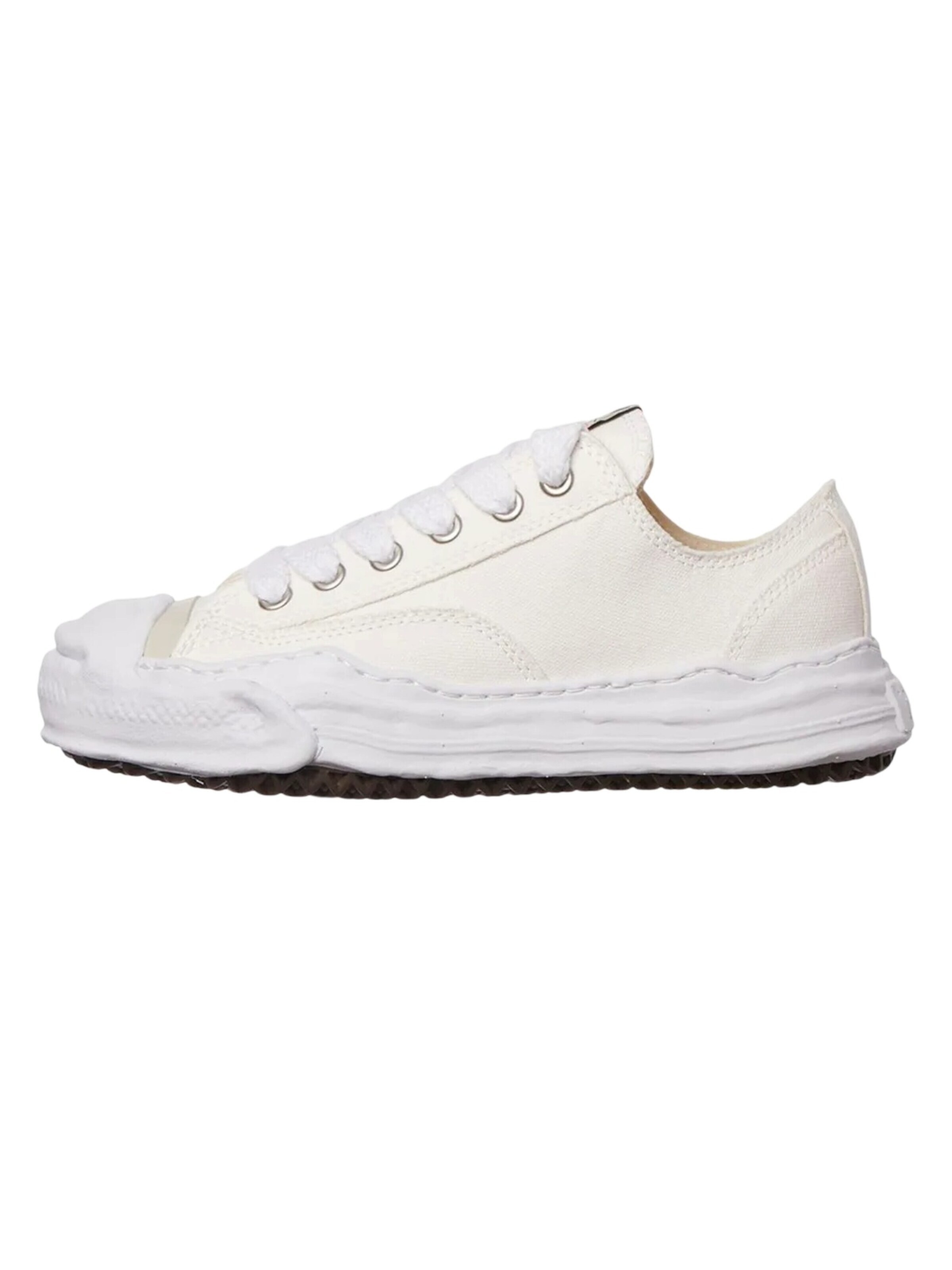 Mihara Yasuhiro Sneaker low 'Mihara Yasuhiro Hank OG Sole Canvas Low White'‌‌‌ in Weiß: Vorderseite