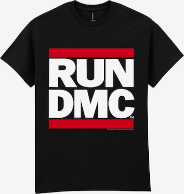 T-Shirt 'RUN DMC Logo T-Shirt' RUN DMC en noir : devant