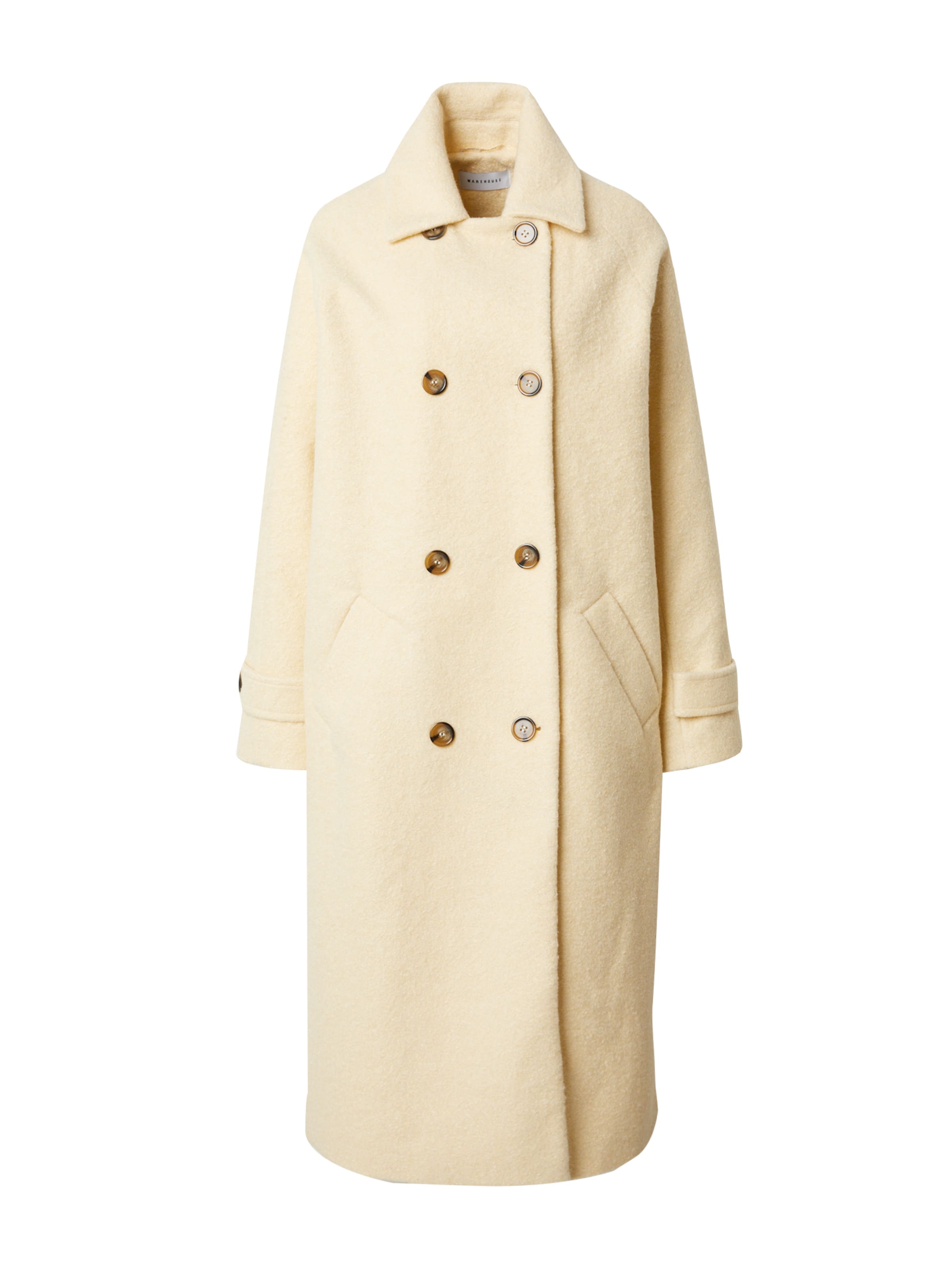 Warehouse Přechodný kabát - pastelově žlutá, Produkt