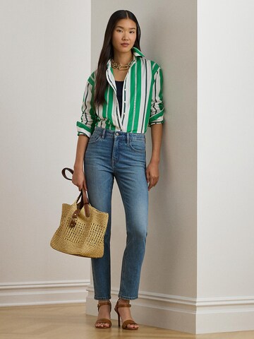 Slimfit Jeans di Lauren Ralph Lauren in blu