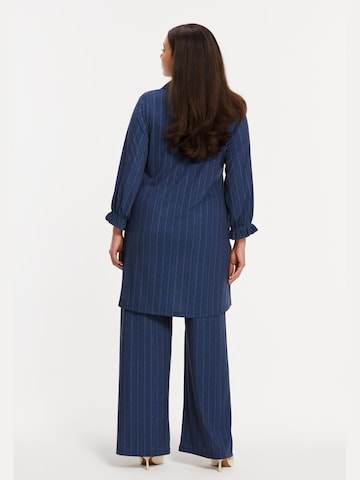 YOEK Regular Broek in Blauw