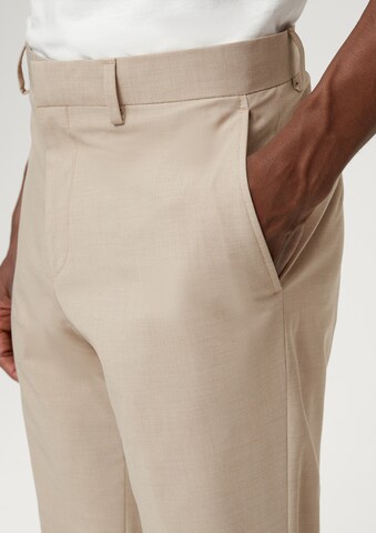 Regular Pantalon à plis 'S.OPURE' s.Oliver en beige