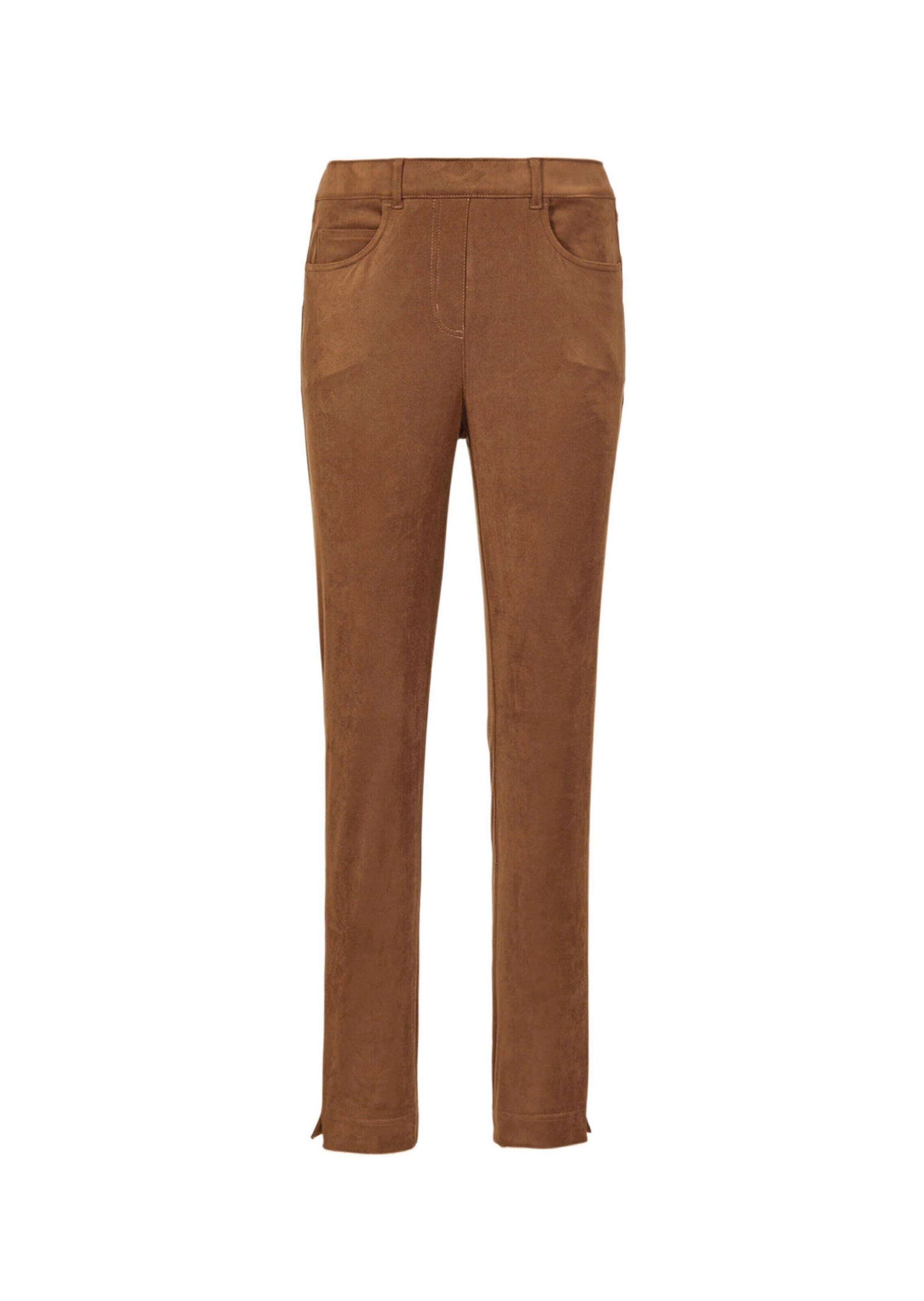 Goldner Regular Trousers in Brown: front