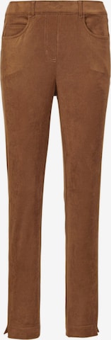 Goldner Regular Trousers in Brown: front