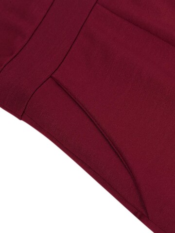KoJooin Kleid 'Damen Kleider Elegante Bleistiftkleider 3/4 Ärmeln Kurze Faltenkleider'‌‌‌‌ in Rot