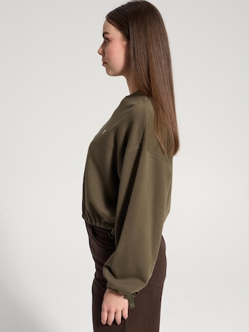 NOWIHT Sweatshirt 'Zephyrine' i grön