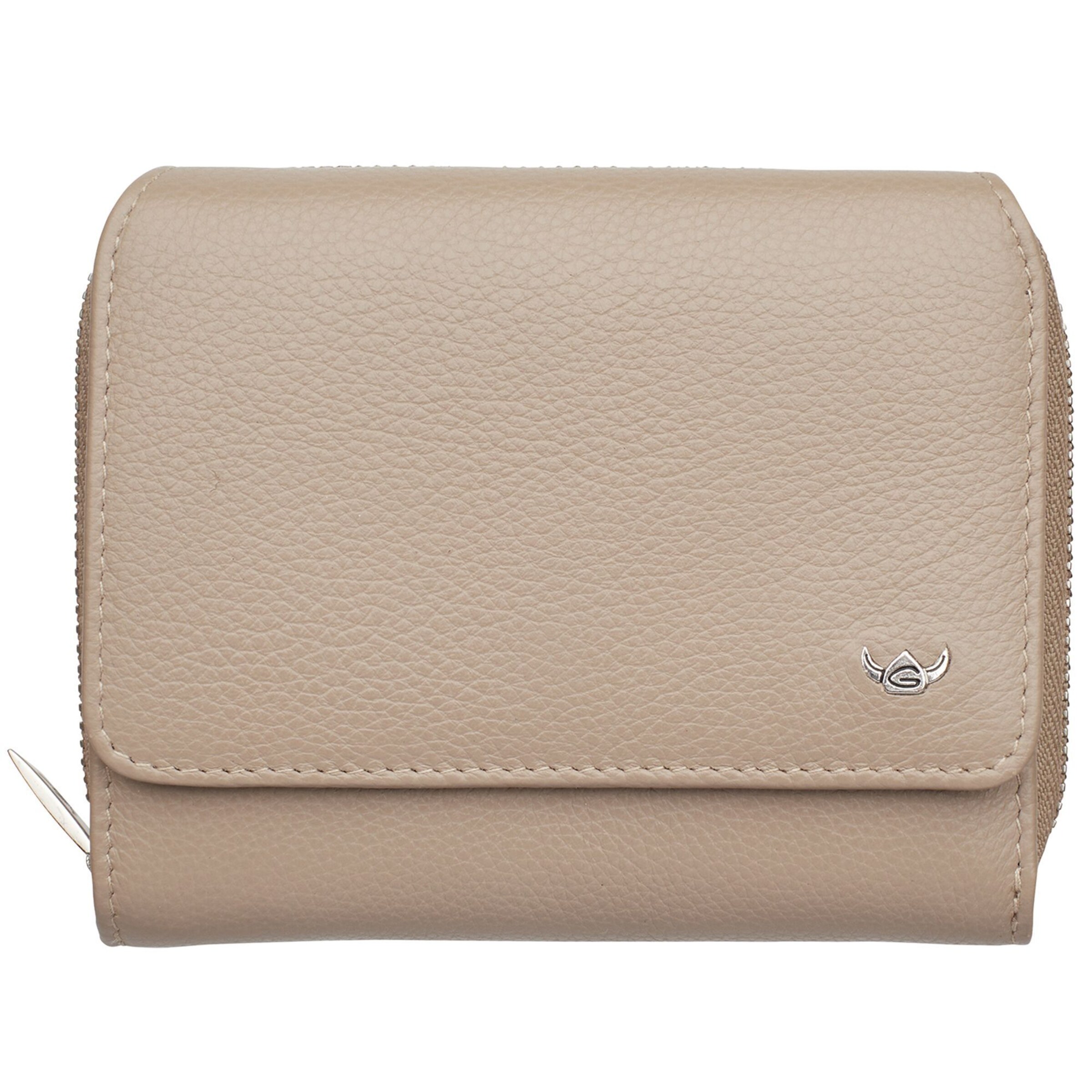 GOLDEN HEAD Portemonnee 'Madrid' in Beige: voorkant