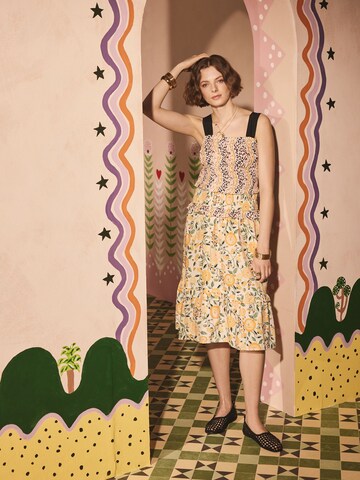 Robe d’été Cath Kidston en jaune : devant