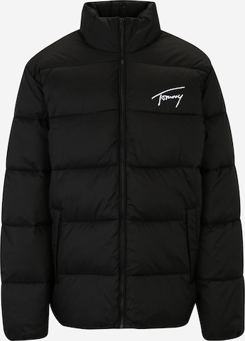 Tommy Jeans Plus Between-Season Jacket in Black: front