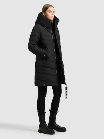 khujo Steppmantel in Schwarz