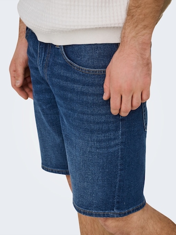 Only & Sons Regular Jeans 'ONSWeft' in Blue