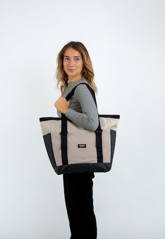 LARKSON Shopper táska - bézs: elől