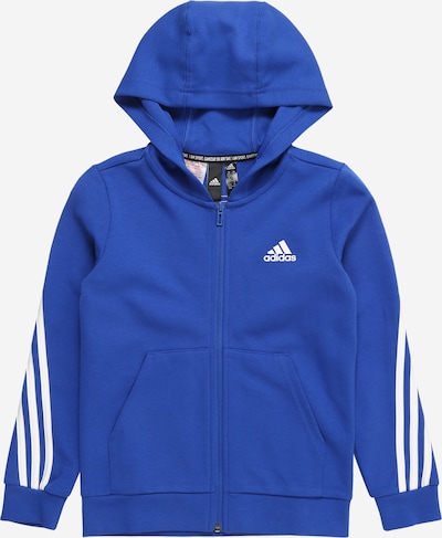 ADIDAS PERFORMANCE Sportsweatjacke in blau / weiß, Produktansicht