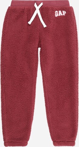 Tapered Pantaloni de la GAP pe roșu: față