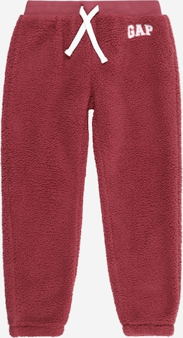 GAP - Tapered Pantalón en rojo: frente