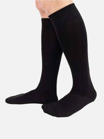 Ciocca Knee High Socks in Black